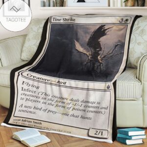 Game Mtg Magic The Gathering Mbs 17 Tine Shrike Fleece Blanket