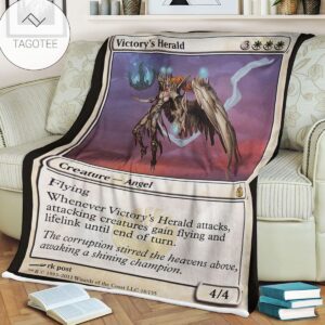 Game Mtg Magic The Gathering Mbs 18 Victory S Herald Fleece Blanket
