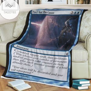 Game Mtg Magic The Gathering Mbs 25 Fuel For The Cause Fleece Blanket