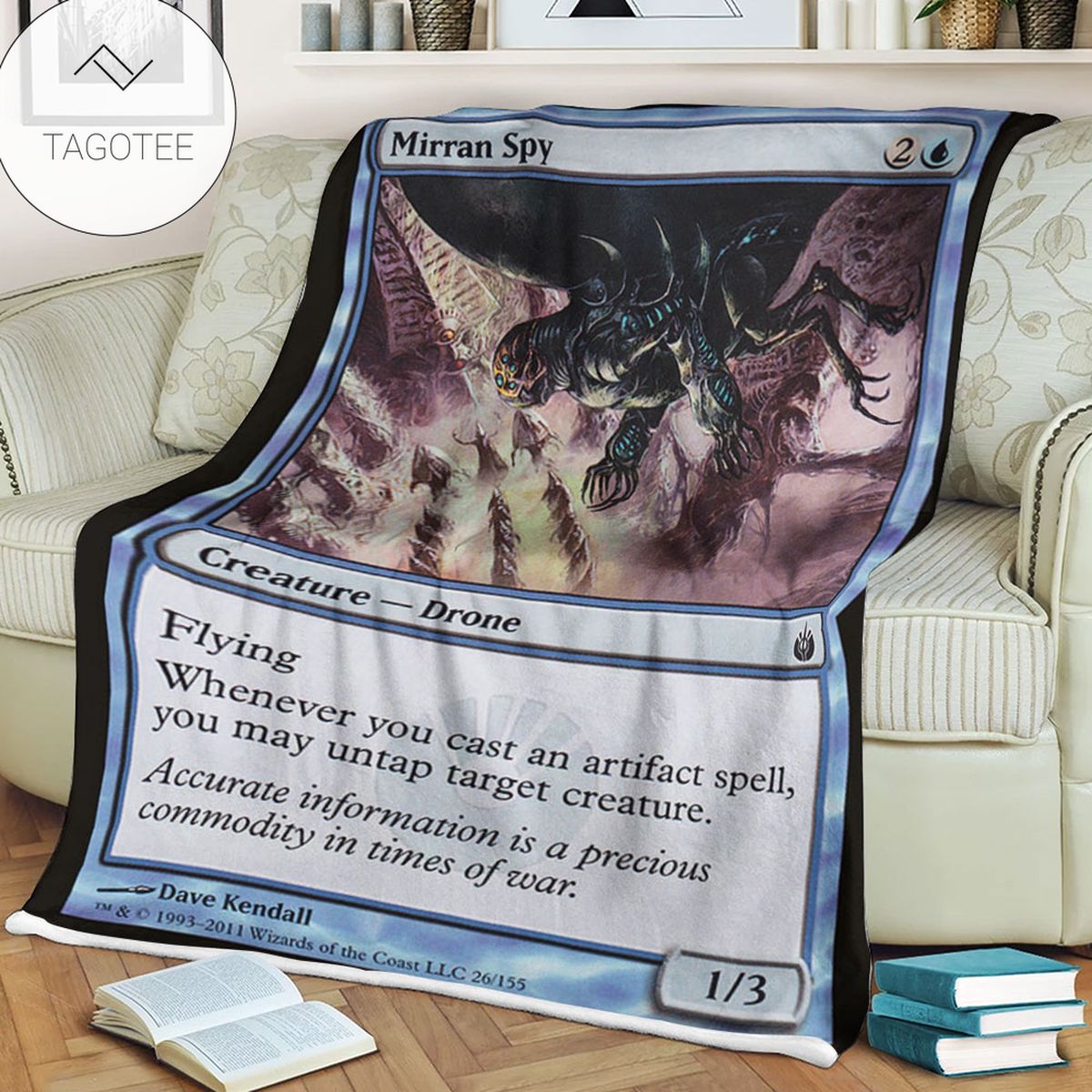 Game Mtg Magic The Gathering Mbs 26 Mirran Spy Fleece Blanket Game Mtg Magic The Gathering Mbs 26 Mirran Spy Fleece Blanket
