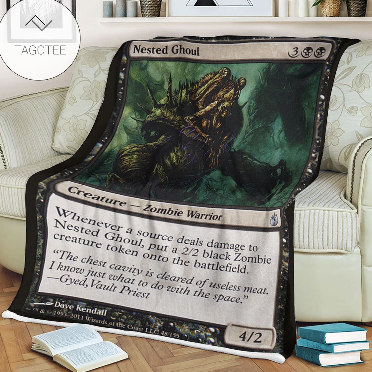 Game Mtg Magic The Gathering Mbs 48 Nested Ghoul Fleece Blanket Game Mtg Magic The Gathering Mbs 48 Nested Ghoul Fleece Blanket