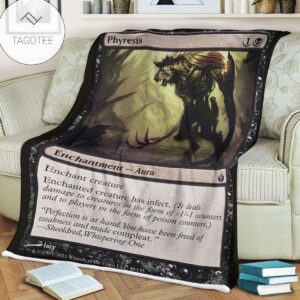 Game Mtg Magic The Gathering Mbs 49 Phyresis Fleece Blanket
