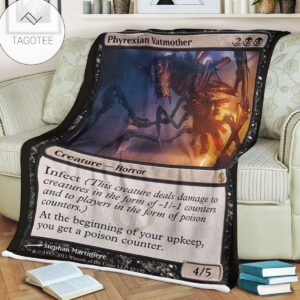 Game Mtg Magic The Gathering Mbs 52 Phyrexian Vatmother Fleece Blanket Tagotee