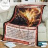 Game Mtg Magic The Gathering Mbs 69 Kuldotha Flamefiend Fleece Blanket Tagotee