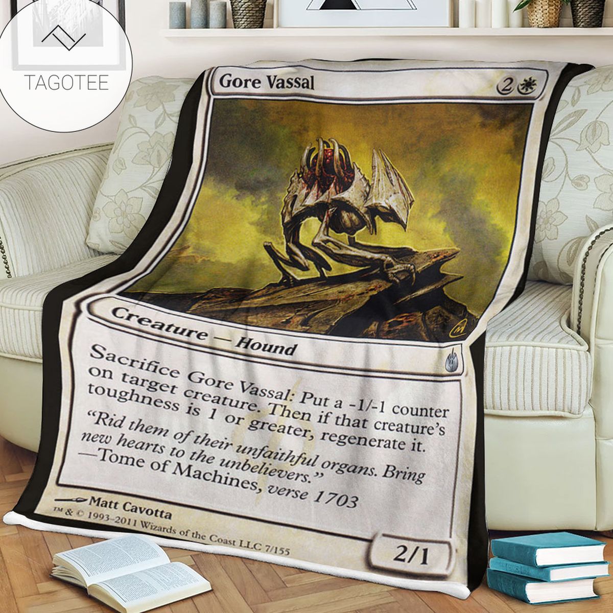 Game Mtg Magic The Gathering Mbs 7 Gore Vassal Fleece Blanket Tagotee Game Mtg Magic The Gathering Mbs 7 Gore Vassal Fleece Blanket Tagotee