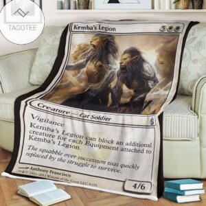 Game Mtg Magic The Gathering Mbs 9 Kemba S Legion Fleece Blanket