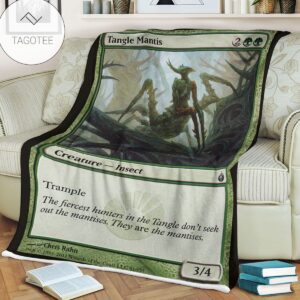 Game Mtg Magic The Gathering Mbs 91 Tangle Mantis Fleece Blanket