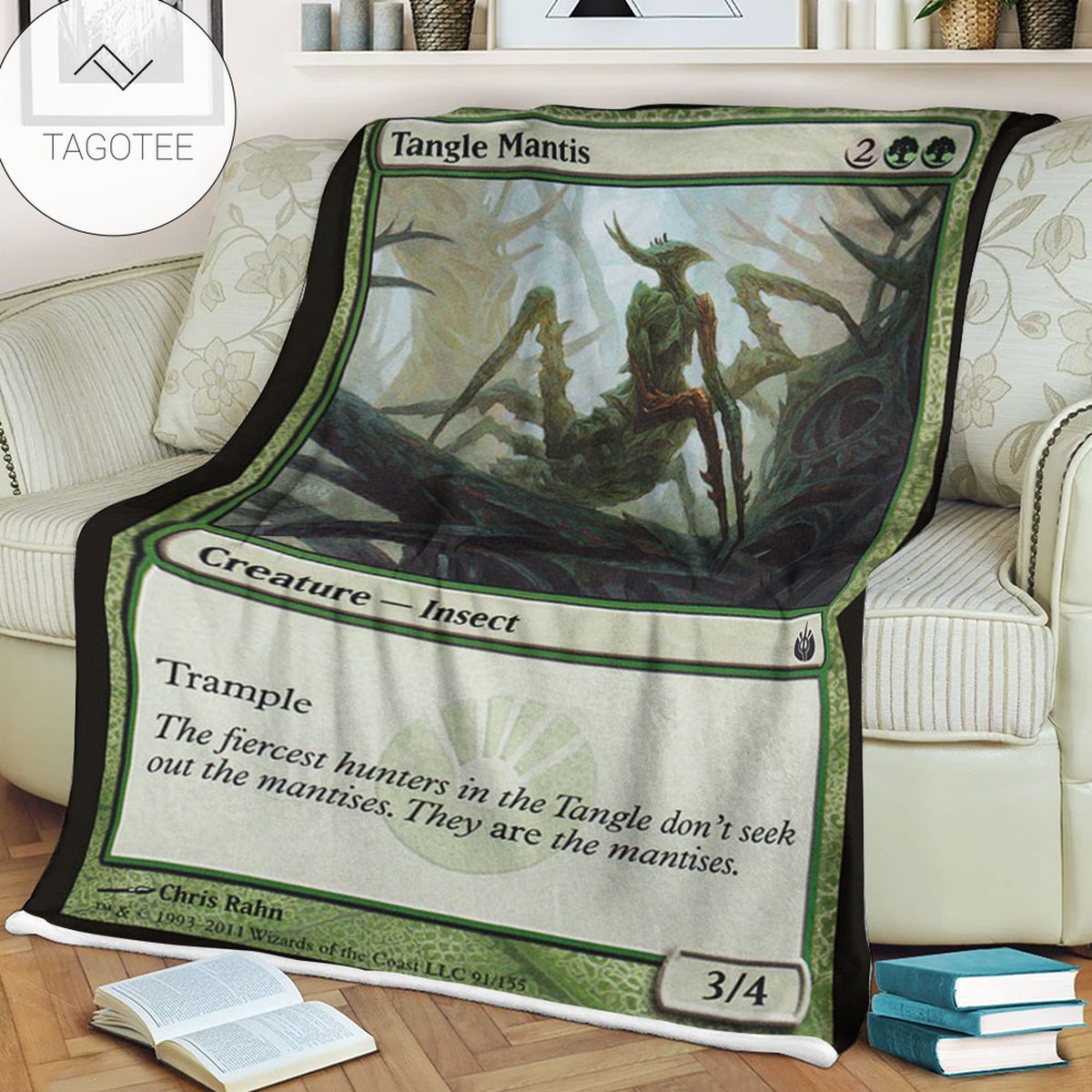 Game Mtg Magic The Gathering Mbs 91 Tangle Mantis Fleece Blanket Game Mtg Magic The Gathering Mbs 91 Tangle Mantis Fleece Blanket