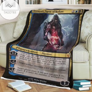 Game Mtg Magic The Gathering Mbs 97 Tezzeret Agent Of Bolas Fleece Blanket