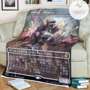 Game Mtg Magic The Gathering Mechagodzilla Blankets Tagotee