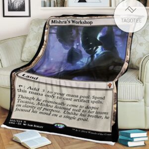 Game Mtg Magic The Gathering Mishras Workshop Soft Blanket Tagotee