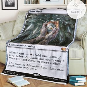 Game Mtg Magic The Gathering Mox Opal Blanket