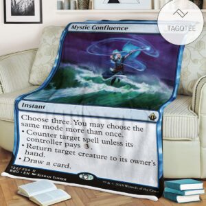 Game Mtg Magic The Gathering Mystic Confluence Blanket Tagotee