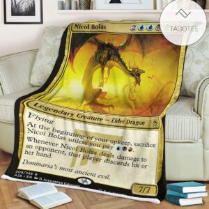 Game Mtg Magic The Gathering Nicol Bolas Sherpa Blanket