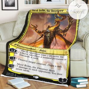 Game Mtg Magic The Gathering Nicol Bolas The Deceiver Sherpa Blanket