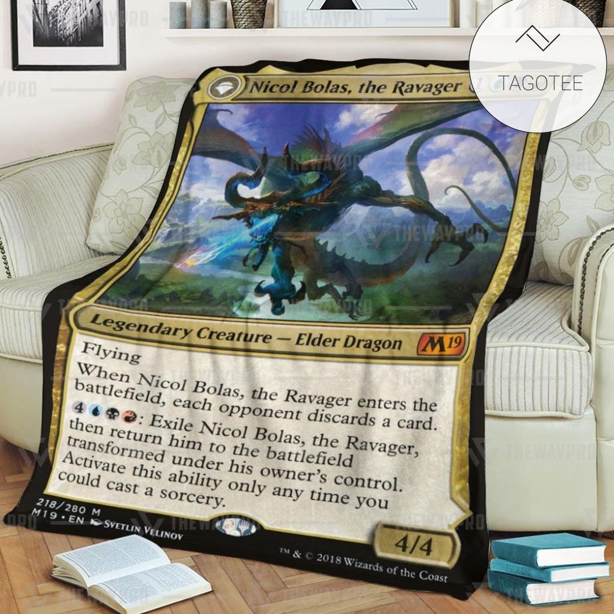 Game Mtg Magic The Gathering Nicol Bolas The Ravager Custom Soft Blanket Tagotee Game Mtg Magic The Gathering Nicol Bolas The Ravager Custom Soft Blanket Tagotee