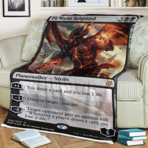 Game Mtg Magic The Gathering Ob Nixilis Reignited Blanket 2