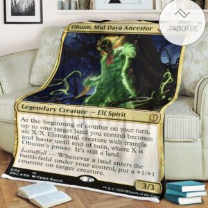 Game Mtg Magic The Gathering Obuun Mul Daya Ancestor Blanket