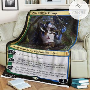 Game Mtg Magic The Gathering Oko Thief Of Crowns Soft Blanket