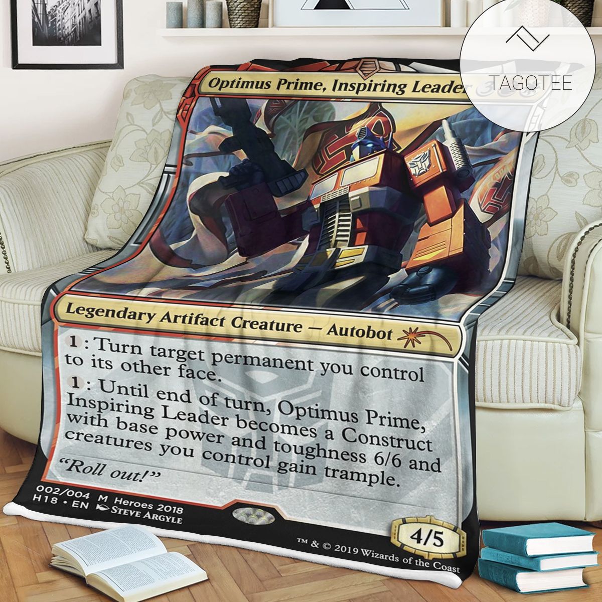 Game Mtg Magic The Gathering Optimus Prime Inspiring Leader Blanket Game Mtg Magic The Gathering Optimus Prime Inspiring Leader Blanket