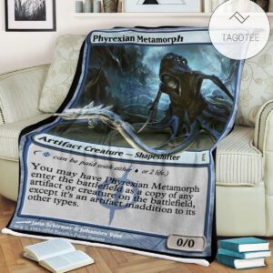 Game Mtg Magic The Gathering Phyrexian Metamorph Soft Blanket Tagotee
