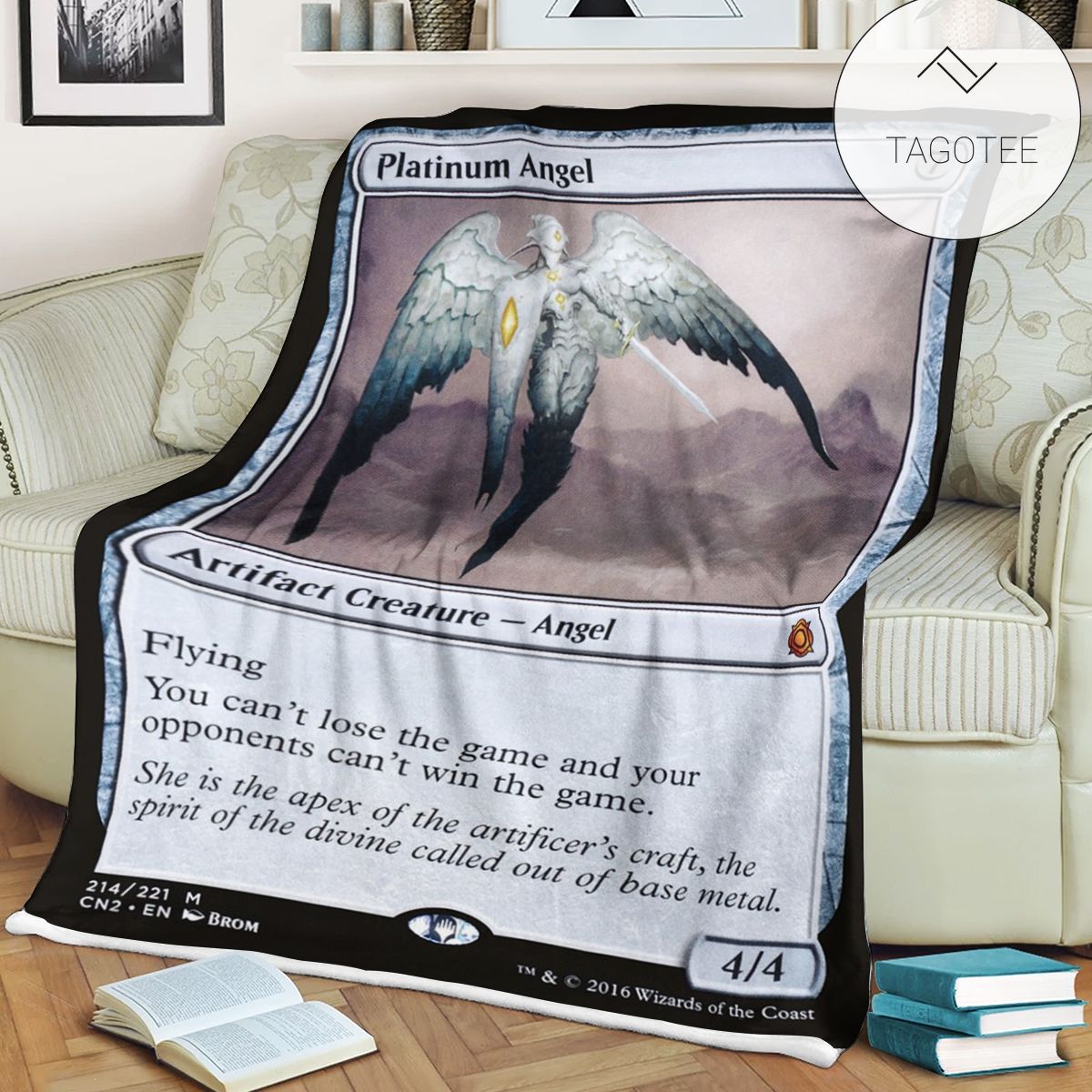 Game Mtg Magic The Gathering Platinum Angel Blanket Game Mtg Magic The Gathering Platinum Angel Blanket