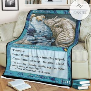 Game Mtg Magic The Gathering Polar Kraken Blanket Tagotee