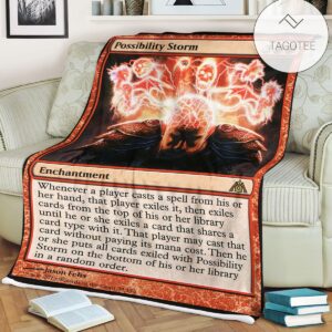 Game Mtg Magic The Gathering Possibility Storm Blanket