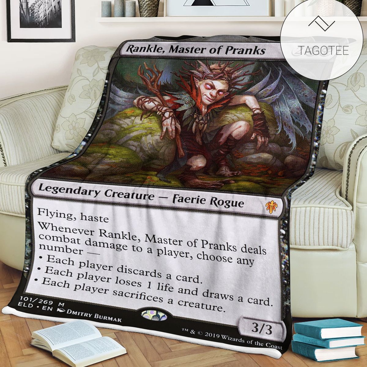 Game Mtg Magic The Gathering Rankle Master Of Pranks Blanket Game Mtg Magic The Gathering Rankle Master Of Pranks Blanket
