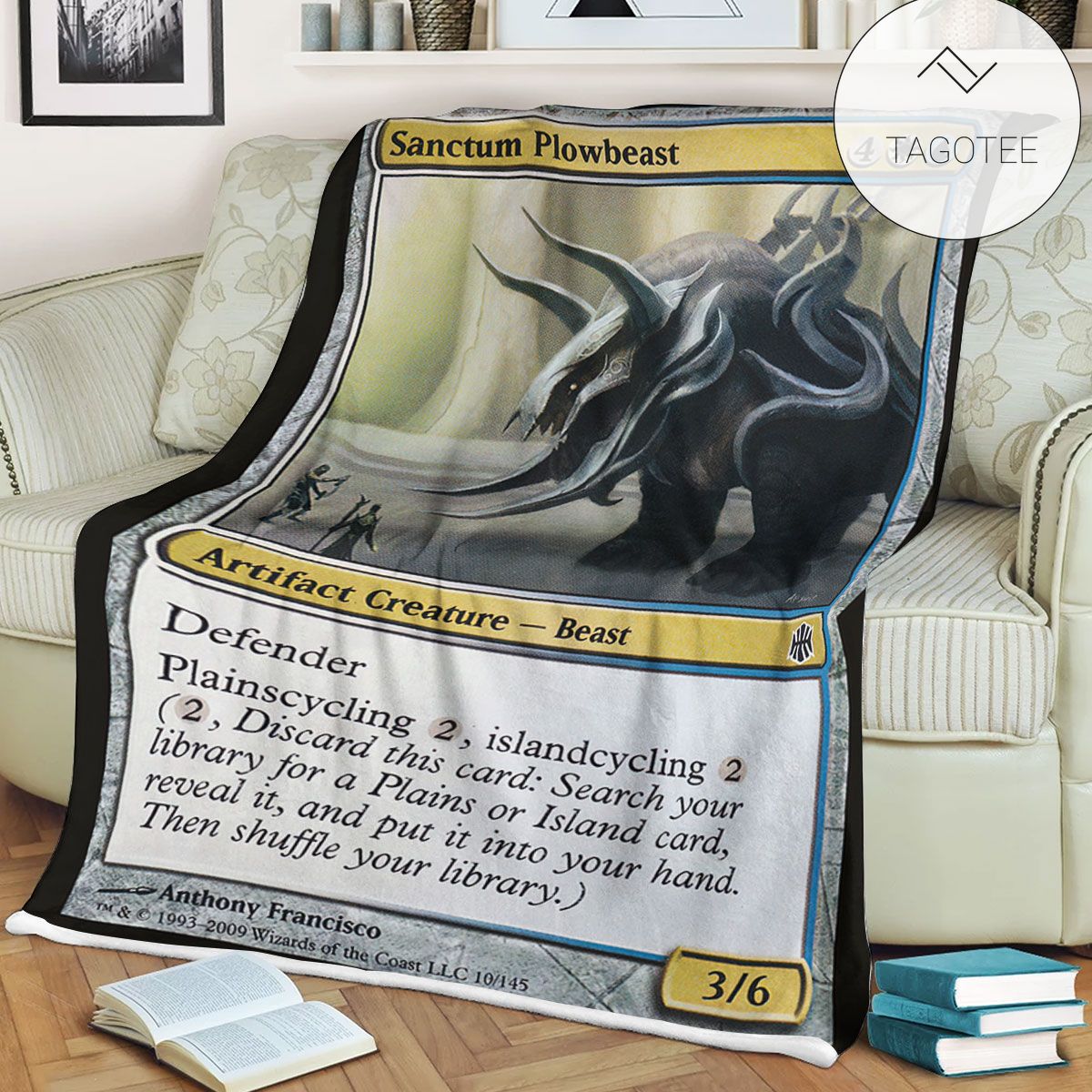 Game Mtg Magic The Gathering Sanctum Plowbeast Sherpa Blanket Tagotee Game Mtg Magic The Gathering Sanctum Plowbeast Sherpa Blanket Tagotee