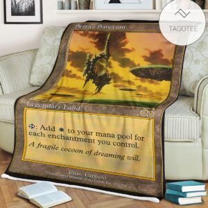 Game Mtg Magic The Gathering Serras Sanctum Blanket