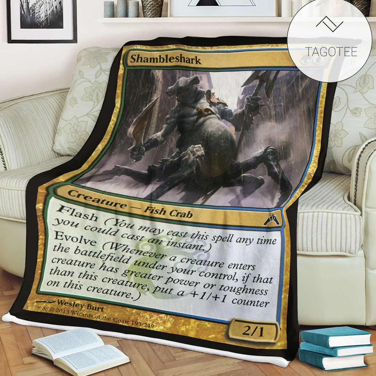 Game Mtg Magic The Gathering Shambleshark Blanket Game Mtg Magic The Gathering Shambleshark Blanket