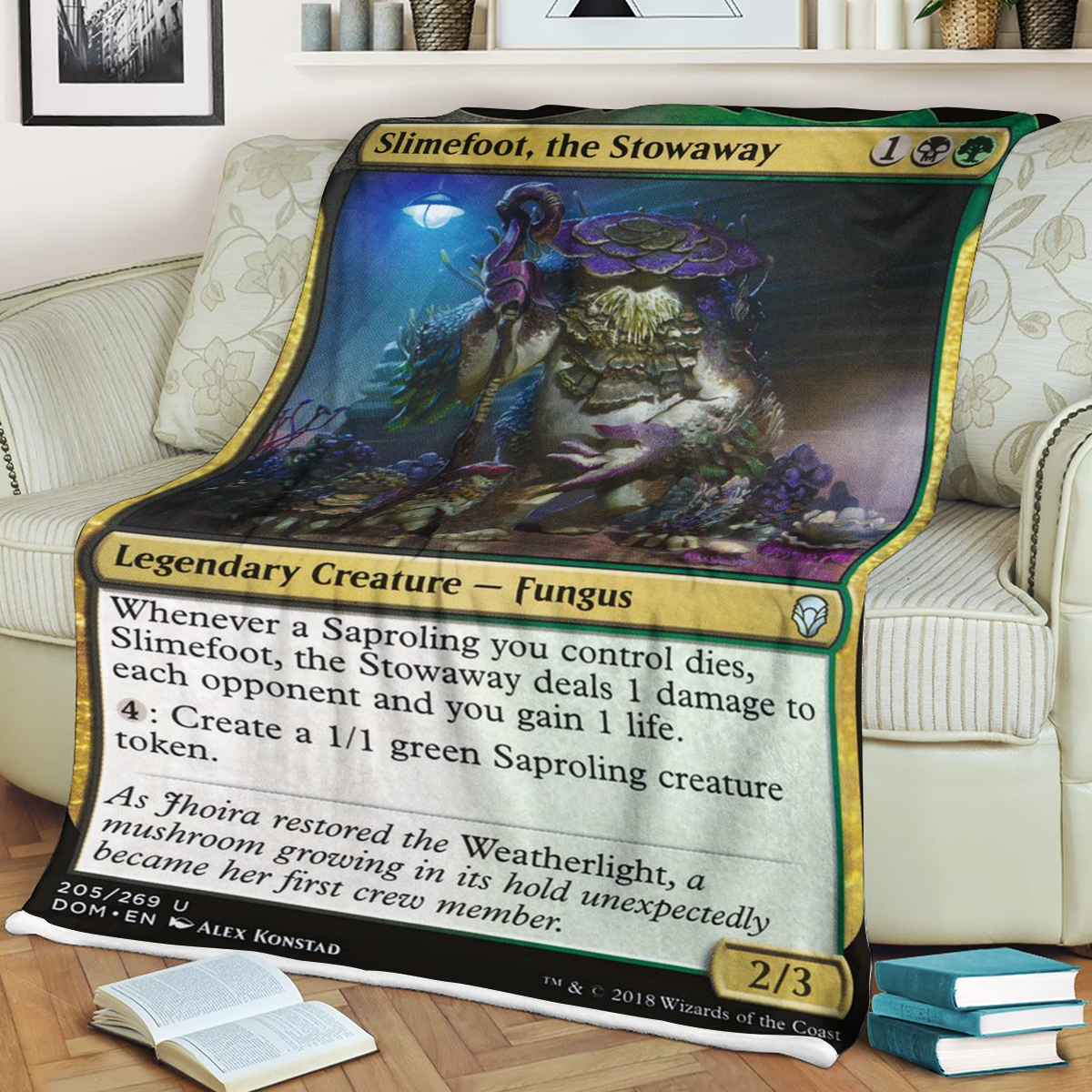 Game Mtg Magic The Gathering Slimefoot The Stowaway Blanket Game Mtg Magic The Gathering Slimefoot The Stowaway Blanket
