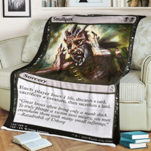 Game Mtg Magic The Gathering Smallpox Soft Blanket