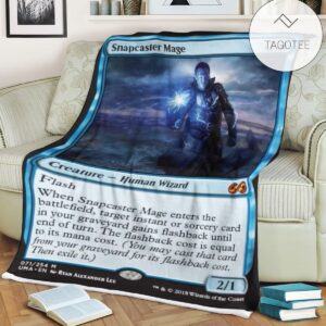 Game Mtg Magic The Gathering Snapcaster Mage Soft Blanket