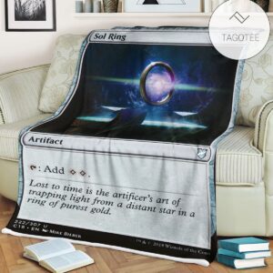 Game Mtg Magic The Gathering Sol Ring Blanket Tagotee