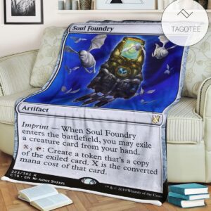 Game Mtg Magic The Gathering Soul Foundry Blanket Tagotee