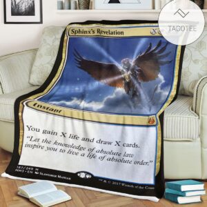 Game Mtg Magic The Gathering Sphinxs Revelation Blanket