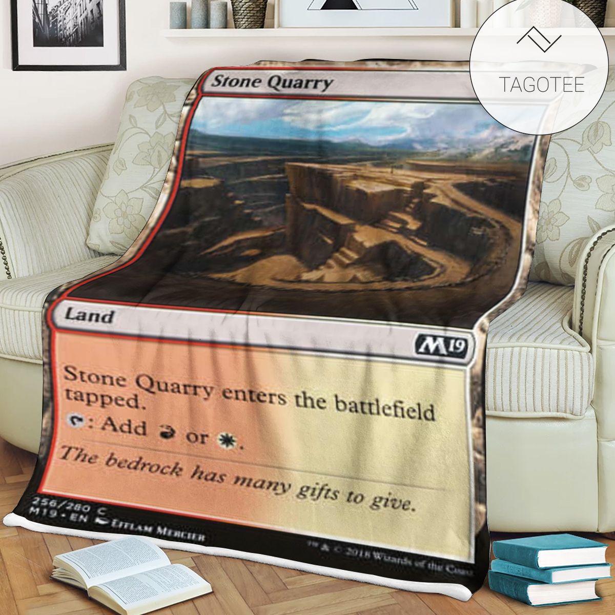 Game Mtg Magic The Gathering Stone Quarry Blanket Tagotee Game Mtg Magic The Gathering Stone Quarry Blanket Tagotee