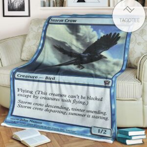 Game Mtg Magic The Gathering Storm Crow Blanket