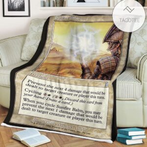 Game Mtg Magic The Gathering Sunfire Balm Sherpa Blanket