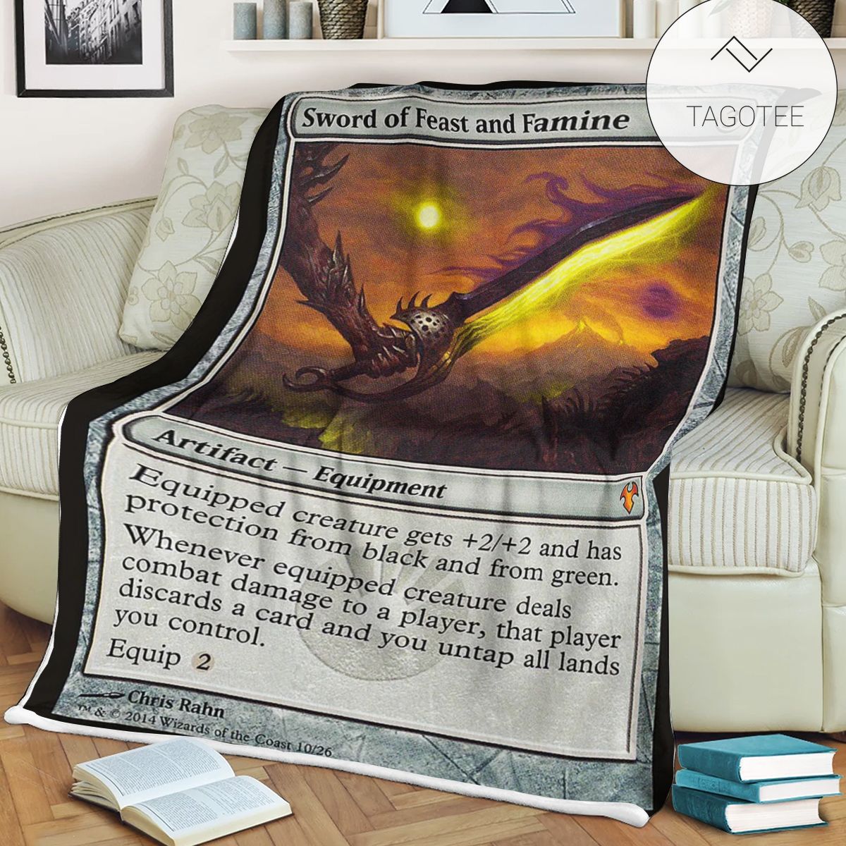 Game Mtg Magic The Gathering Sword Of Feast And Famine Soft Blanket Game Mtg Magic The Gathering Sword Of Feast And Famine Soft Blanket
