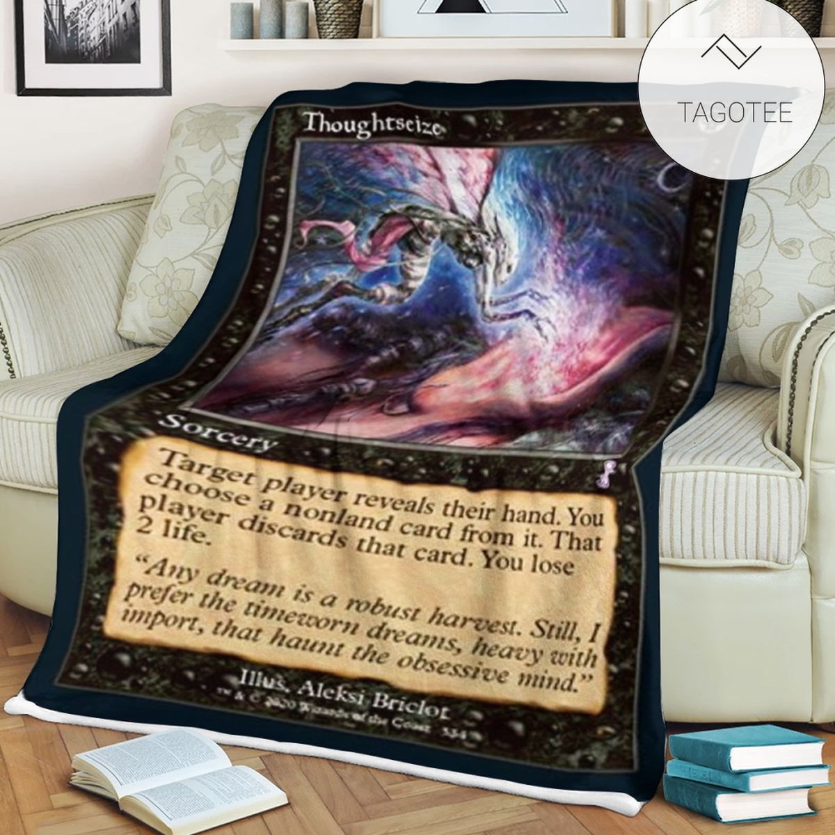 Game Mtg Magic The Gathering Thoughtseize Blankets Tagotee Game Mtg Magic The Gathering Thoughtseize Blankets Tagotee