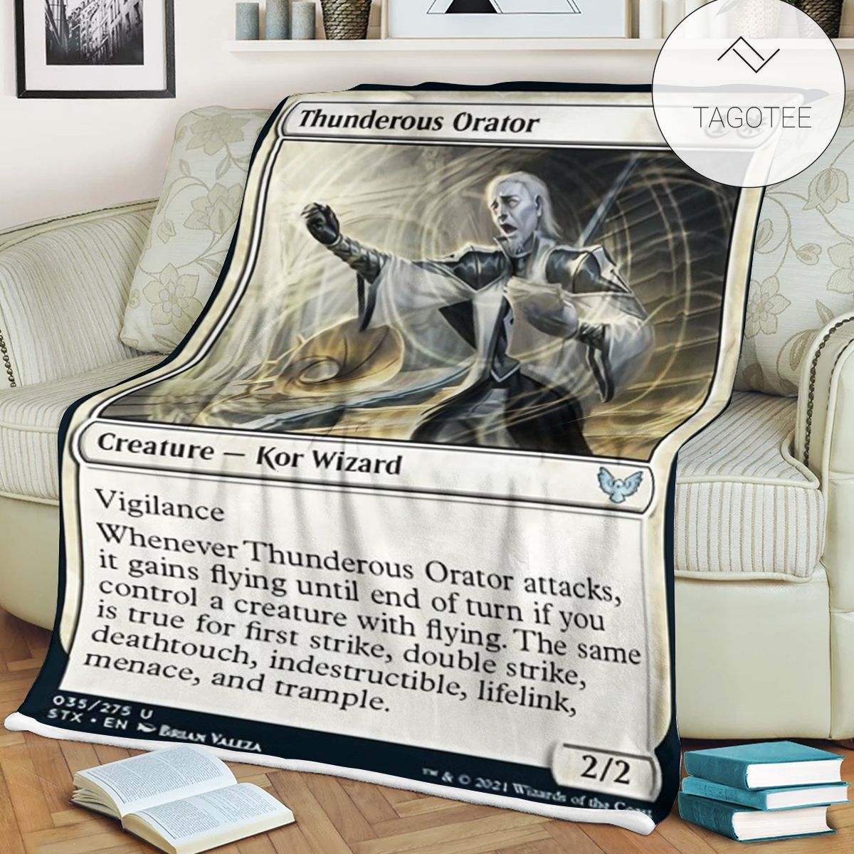 Game Mtg Magic The Gathering Thunderous Orator Blanket Game Mtg Magic The Gathering Thunderous Orator Blanket