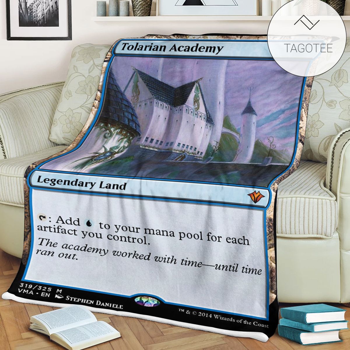 Game Mtg Magic The Gathering Tolarian Academy Sherpa Blanket Game Mtg Magic The Gathering Tolarian Academy Sherpa Blanket