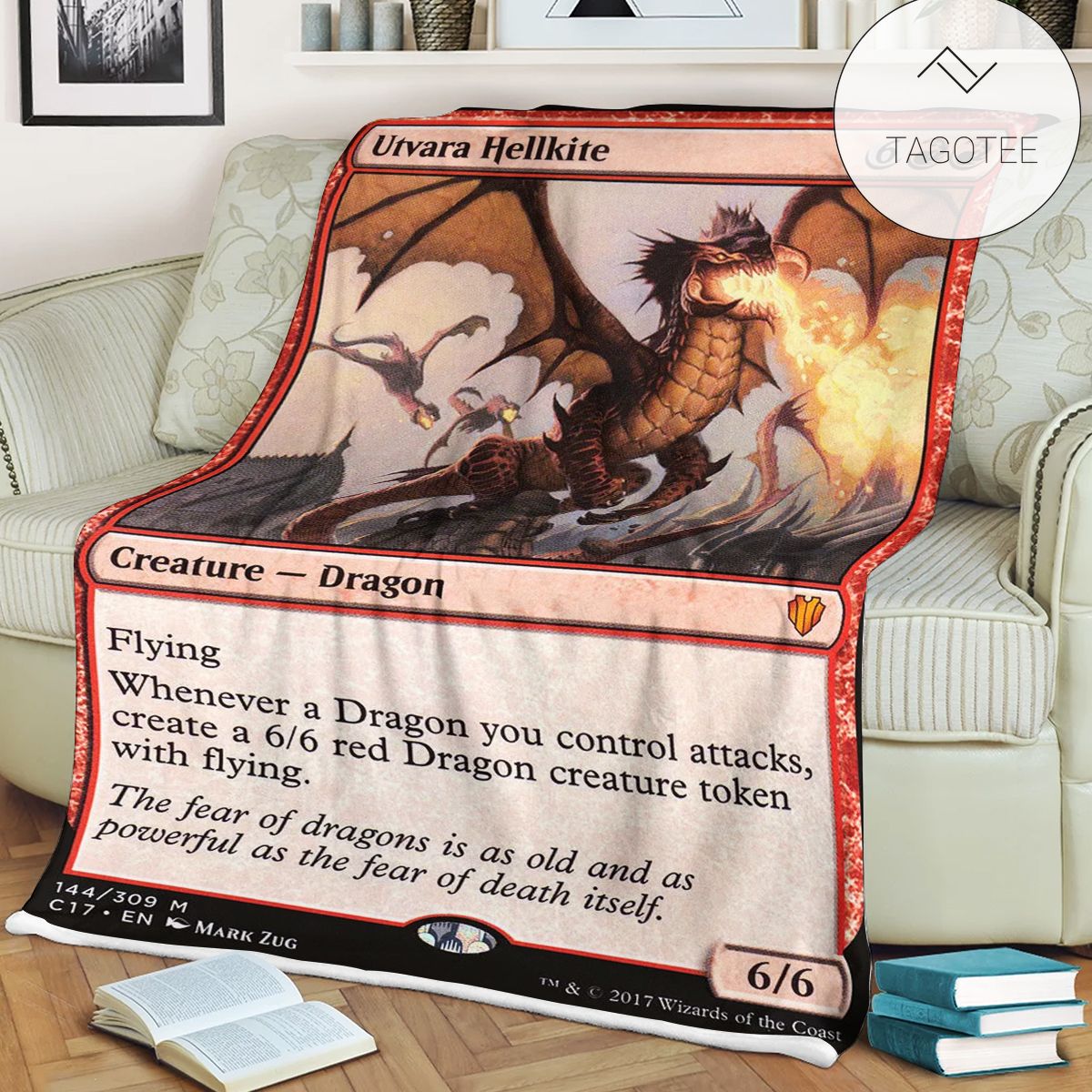 Game Mtg Magic The Gathering Utvara Hellkite Blanket Game Mtg Magic The Gathering Utvara Hellkite Blanket