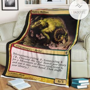 Game Mtg Magic The Gathering Valley Rannet Sherpa Blanket