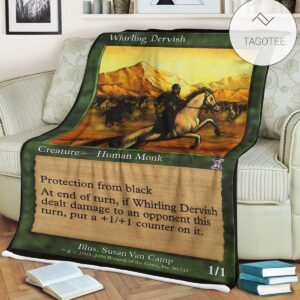 Game Mtg Magic The Gathering Whirling Dervish Blanket
