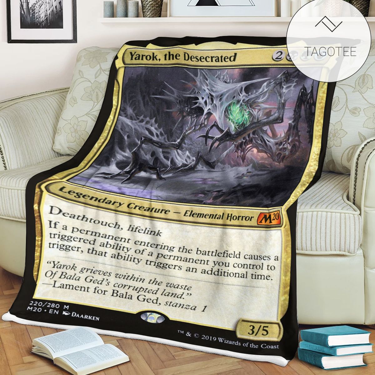 Game Mtg Magic The Gathering Yarok The Desecrated Blanket Tagotee Game Mtg Magic The Gathering Yarok The Desecrated Blanket Tagotee