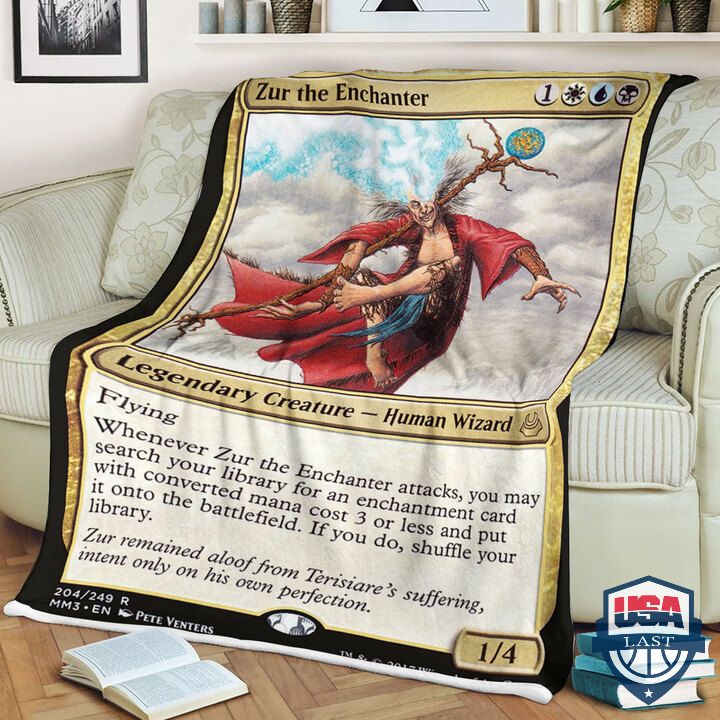 Game-Mtg-Magic-The-Gathering-Zurthe-Enchanter-Sherpa-Blanket-1